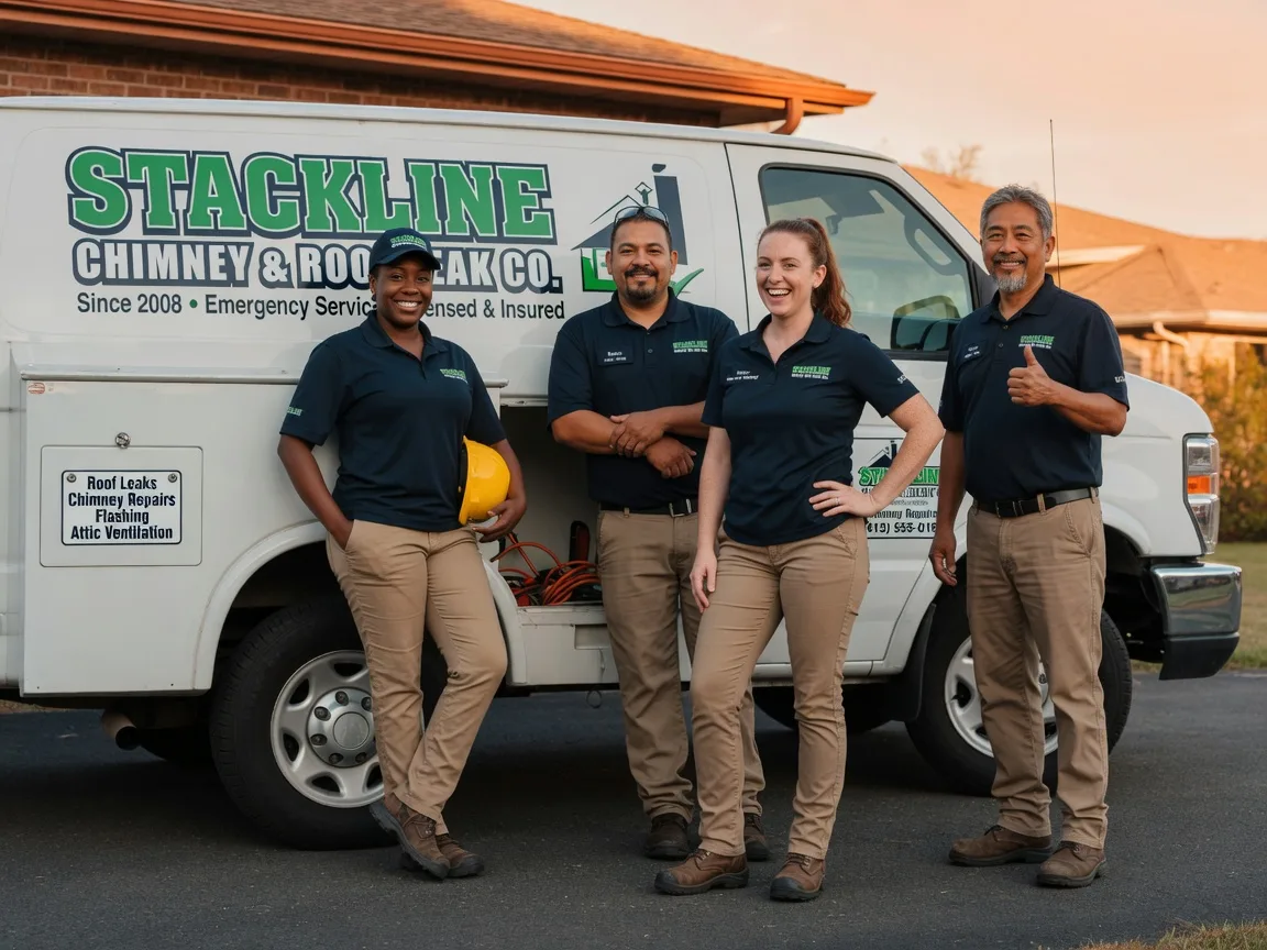 Chimney flashing repair company in Cresson, TX